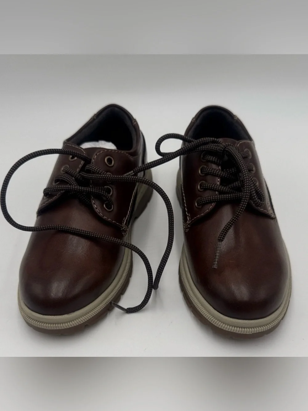 NWOT Florsheim Boys' Brown Dress Shoes with Memory Foam Flexsole Size 11M